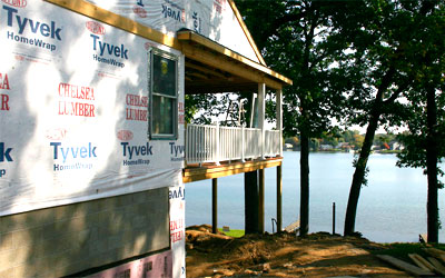 BExterior Deck • Vinyl Siding
